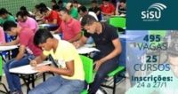IFTO lança 495 vagas Sisu 2017