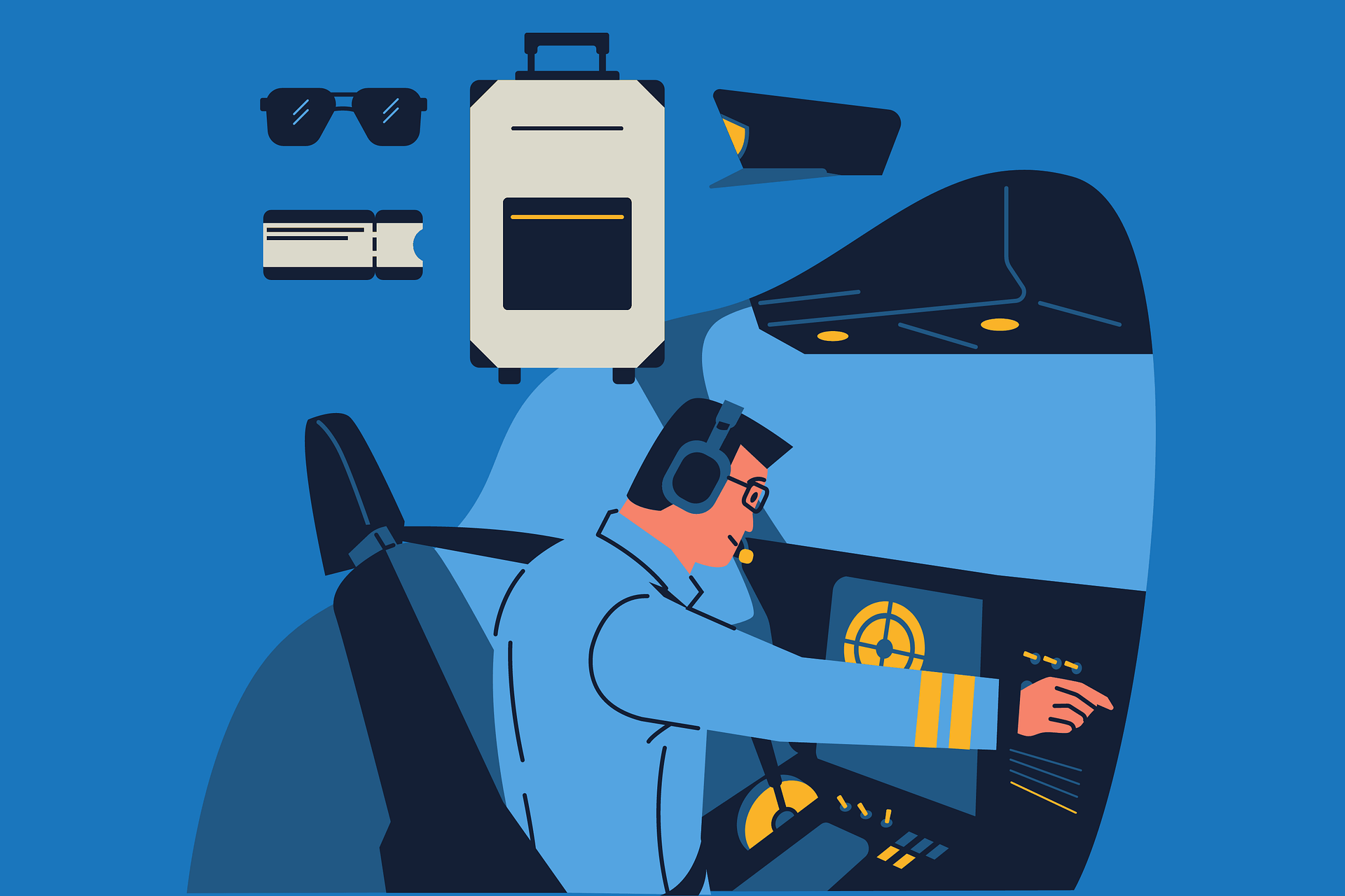 curso piloto de avião