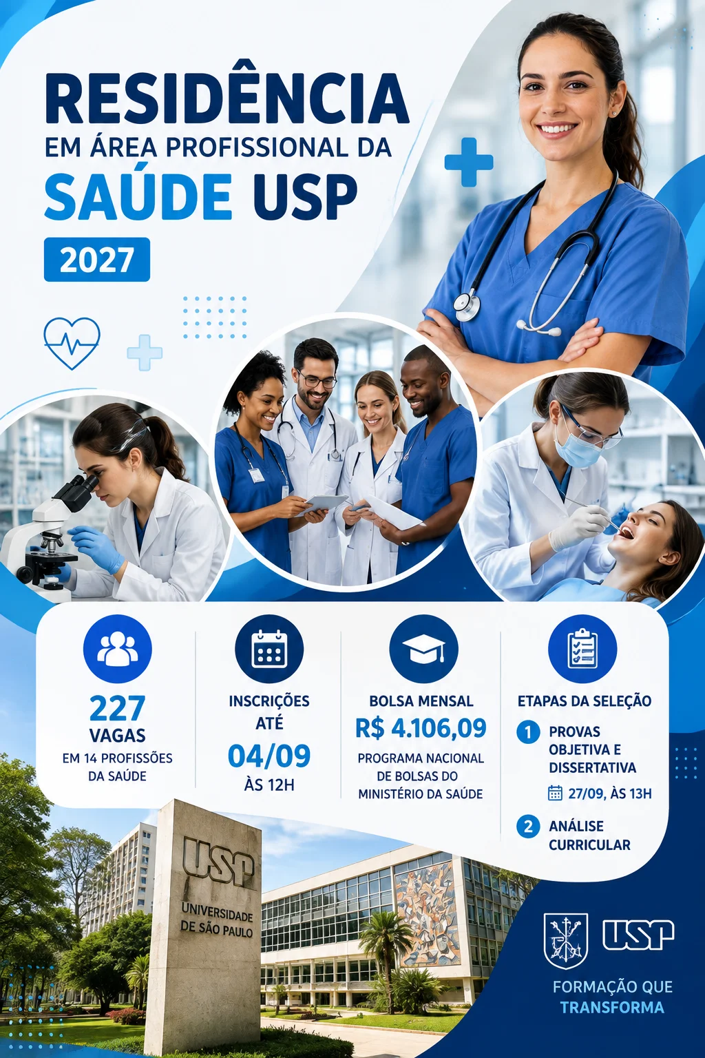 Residência Multiprofissional USP 2027